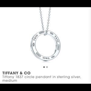 Tiffany’s Circle Pendant sterling silver necklace